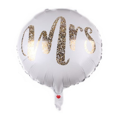 Mr and Mrs Foil Balloon