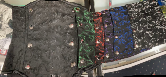 front of corset on display