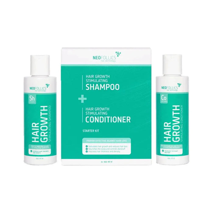 Neofollics hair growth shampoo + conditioner starter kit - Hairgivers