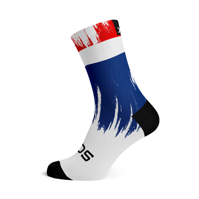 Netherlands Splash Flag Crew Socks