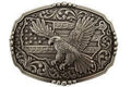 Nocona Eagle And American Flag Belt Buckle