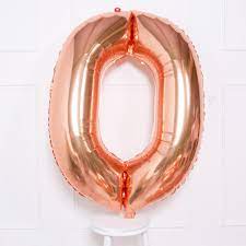 Number 0 Supershape Balloon