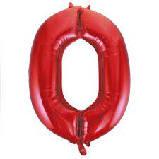 Number 0 Supershape Balloon