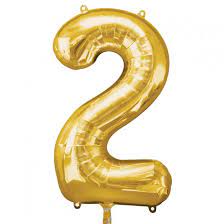 Number 2 Supershape Balloon