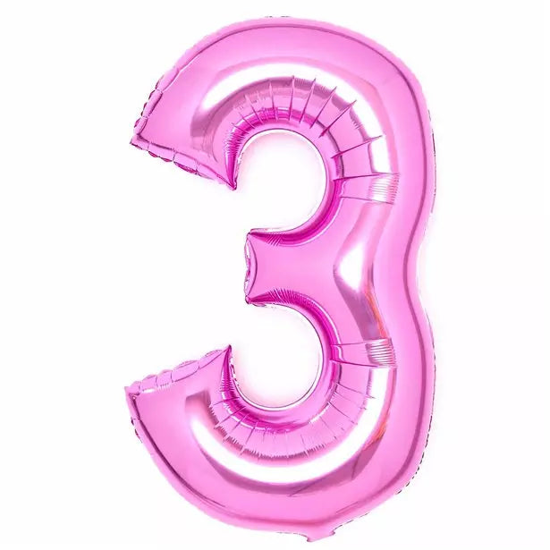 Number 3 Supershape Balloon