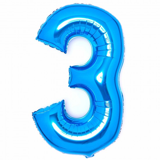 Number 3 Supershape Balloon