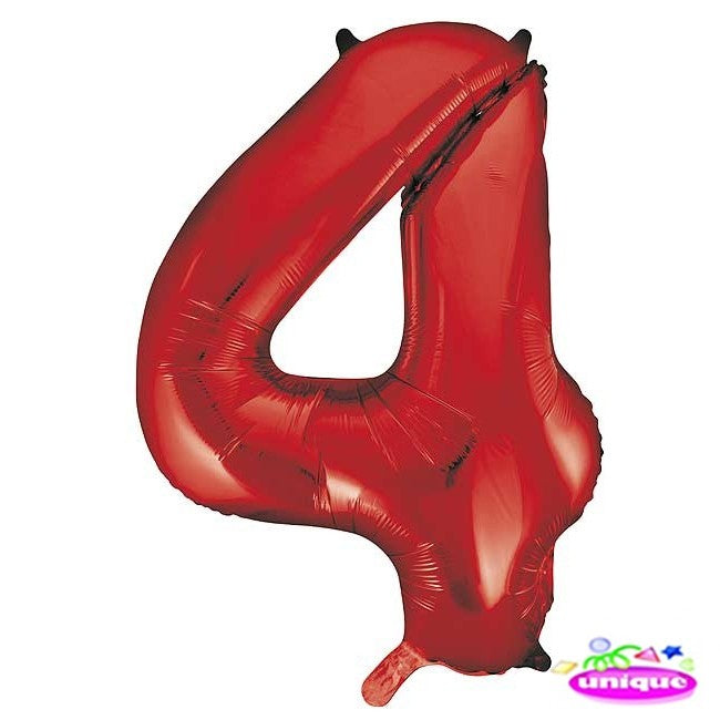 Number 4 Supershape Balloon