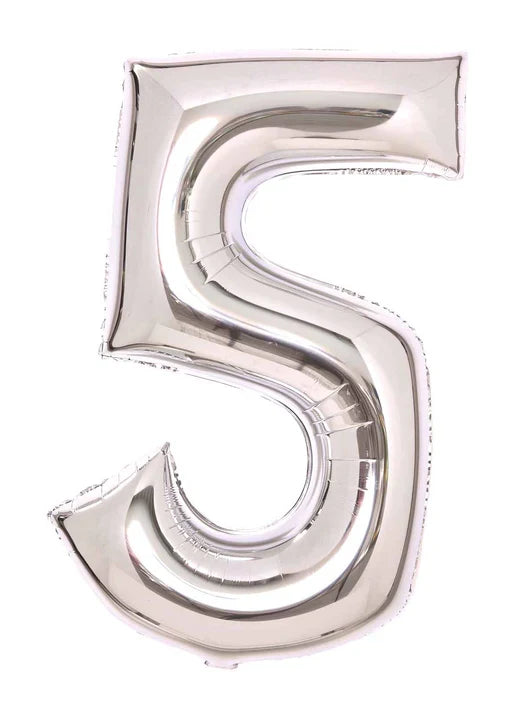 Number 5 Supershape Balloon