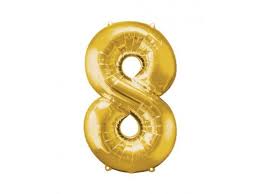 Number 8 Supershape Balloon