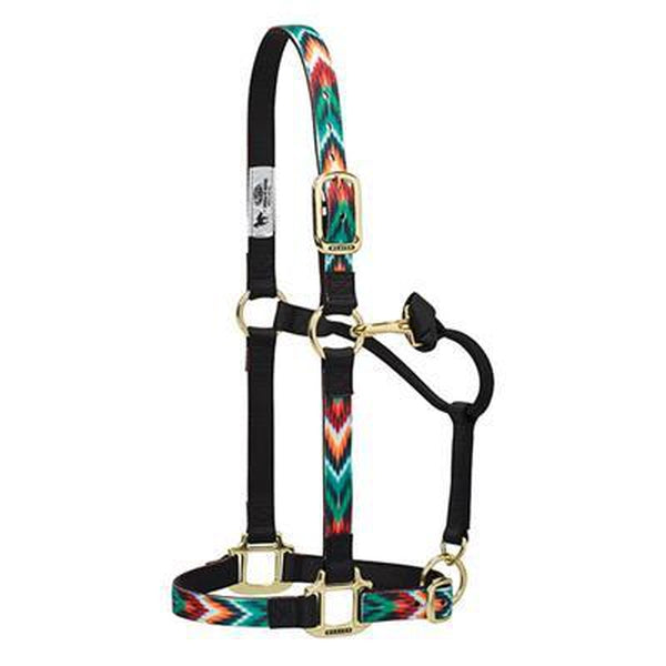 Nylon Chevron And Orange Navajo Horse Halter-EZhorse.com