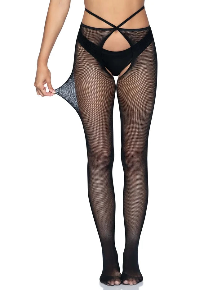 model showing front of pantyhose