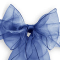 Organza Chair Sash - Navy Blue