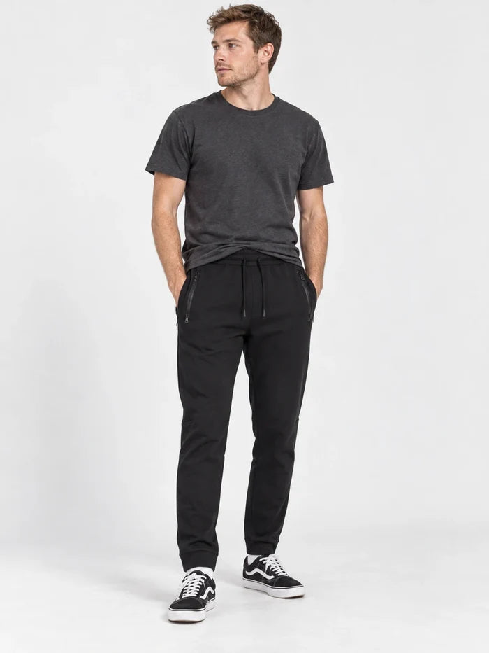 Pantalon Converse New Basic Jogger Negro — vista principal