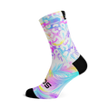 Pastel White Crew Socks