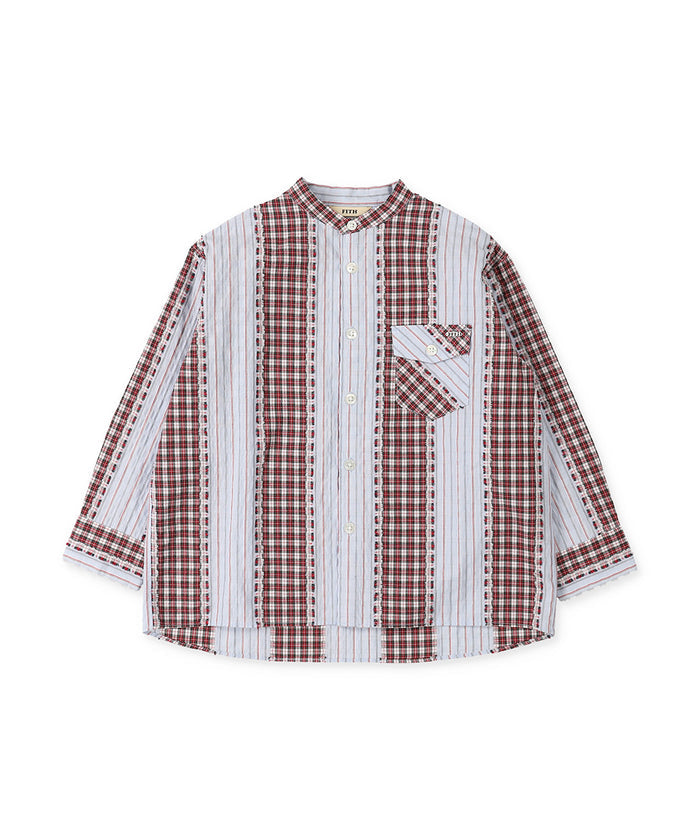 Patchwork Dobby Shirt