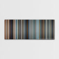 Pearl Harbor color palette canvas print: thousands of thin vertical stripes of color