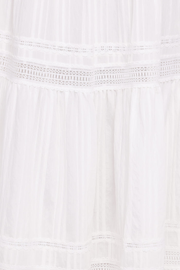 Petal and Pup USA BOTTOMS Peony Maxi Skirt - White