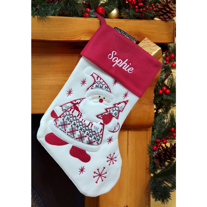 Personalised Embroidered Christmas Stockings