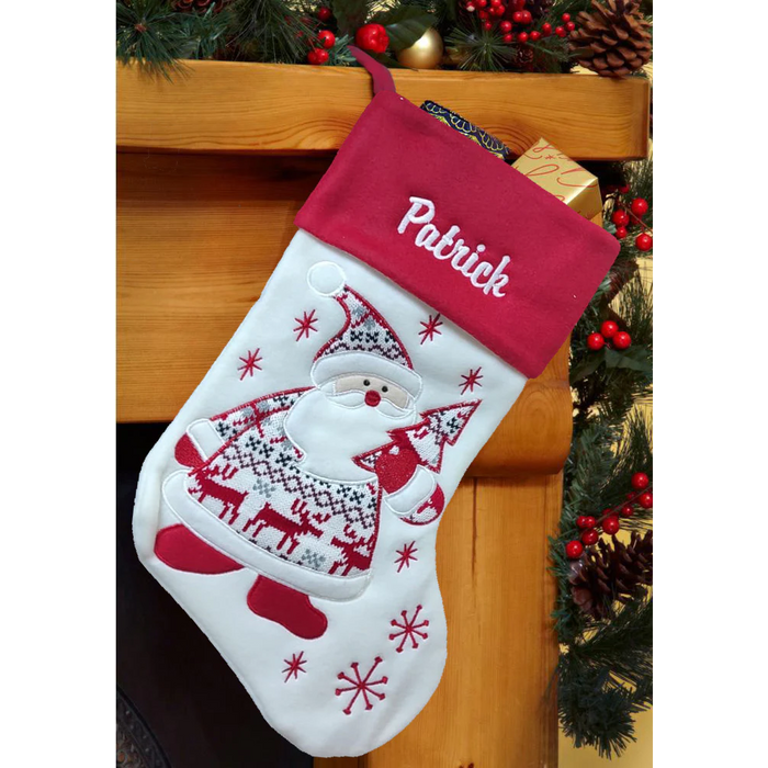 Personalised Embroidered Christmas Stockings