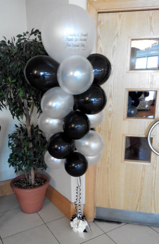 Personalised Wedding Balloons with Helium