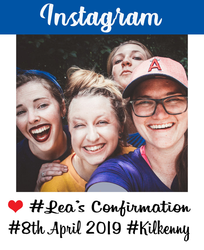 Personalised Instagram Frame Prop
