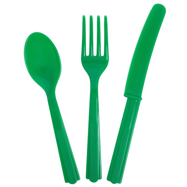 Plastic cutlery