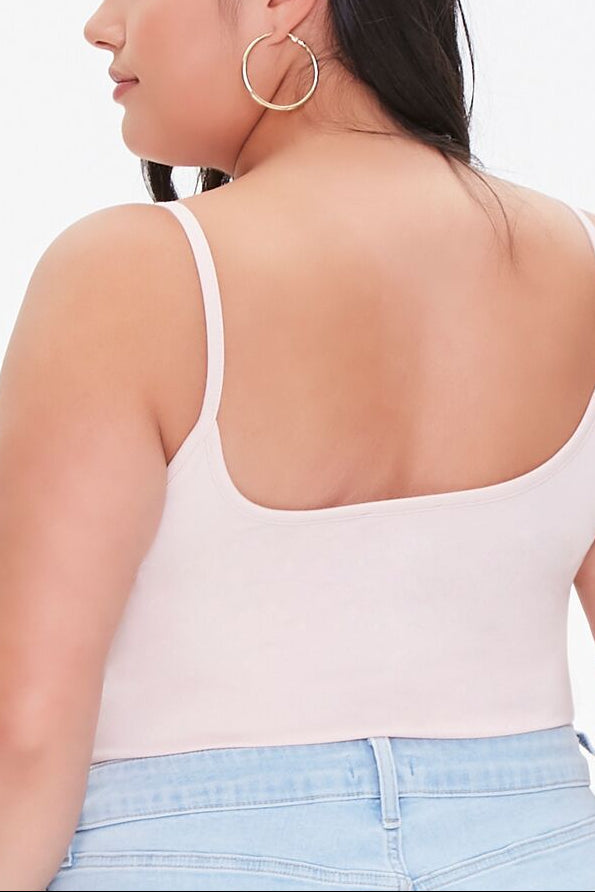 Plus Size Basic Cami Bodysuit