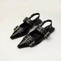 Pointed Sandals for Women – Bold & Stylish Design with Wide Buckle Straps