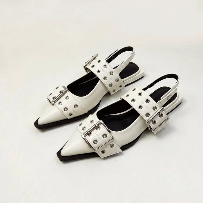 Pointed Sandals for Women – Bold & Stylish Design with Wide Buckle Straps