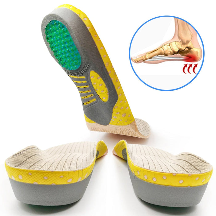 Premium Gel Insoles for Men and Women – Comfort & Arch Support for Active Lifestyles