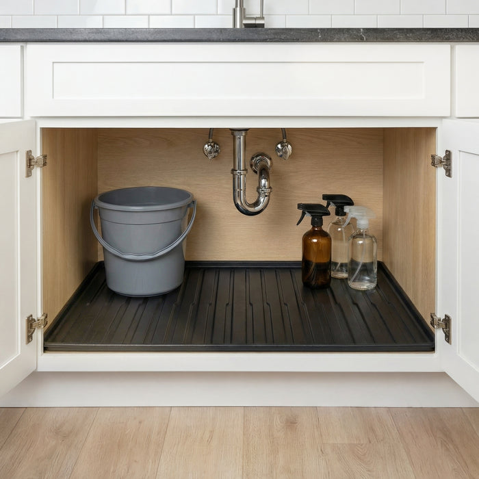 Premium Waterproof Under Sink Mat – 34" × 22"