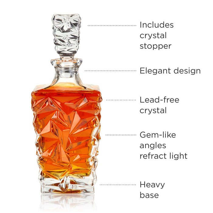 Prism Crystal Whiskey Decanter (Online Only)