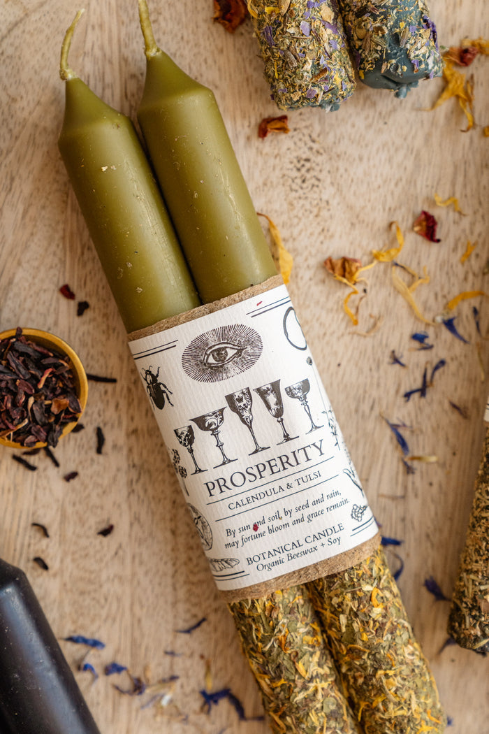 PROSPERITY RITUAL CANDLE | Manifestation + Abundance