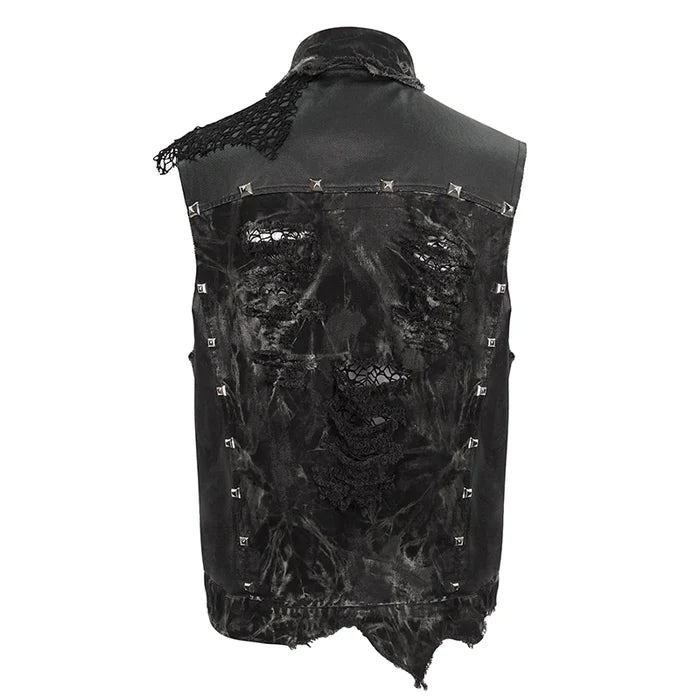 back of vest on display