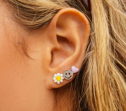Pura Vida Kaleidoscope Stud Earring Pack - Pine & Moss