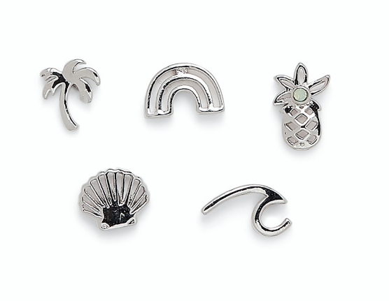 Pura Vida Playa Stud Set - Pine & Moss