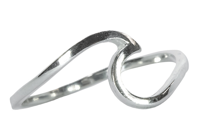 Pura Vida Wave Ring - Pine & Moss