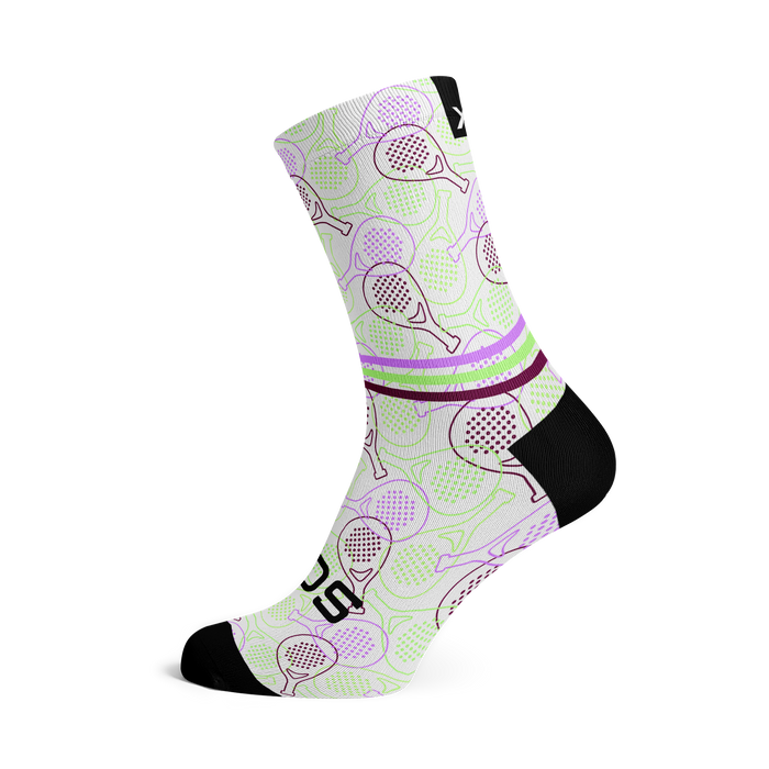 Purple Bat Padel Crew Socks