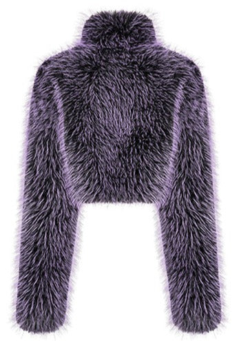 back of jacket on display