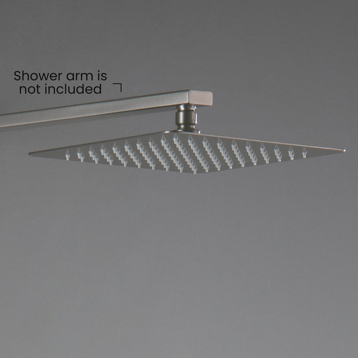 Quadra 10" Metal Rain Shower Head 2mm Ultra Thin Profile  - RS101