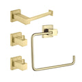Quadra 4-Piece Bathroom Hardware Set - C-CBA15-4-1