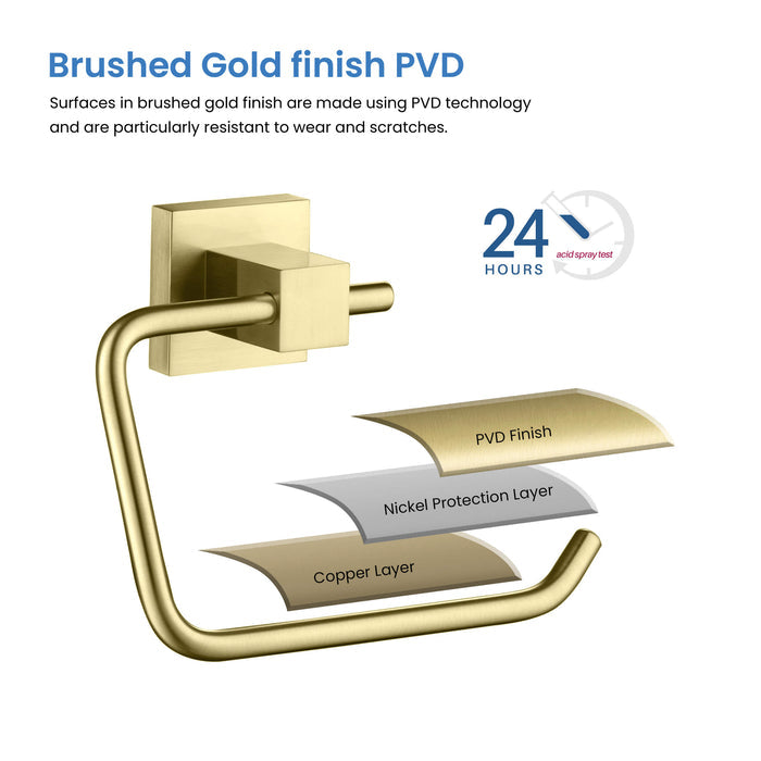Quadra Bathroom Toilet Paper Holder - CBA-1505