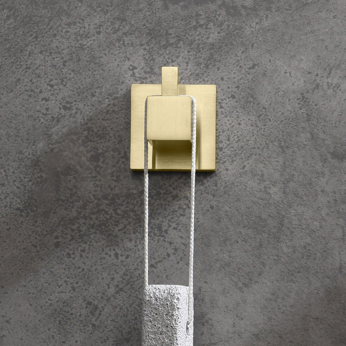 Quadra Bathroom Towel & Robe Hook 2 Count - CBA-1501-2PC