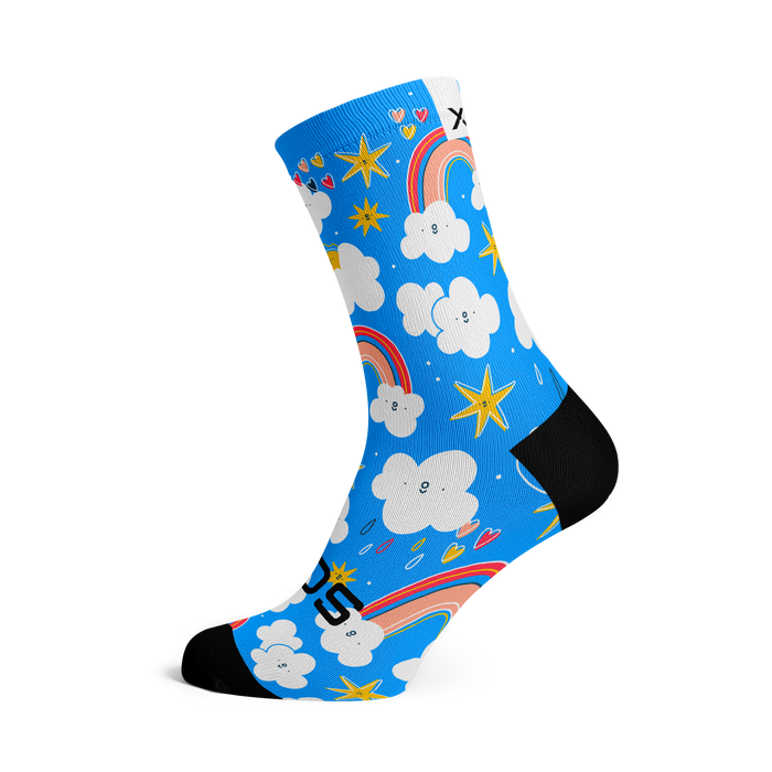 Rainbow Kids Crew Socks