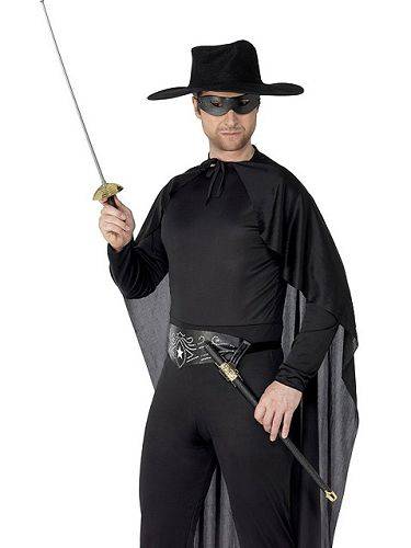 Rapier Sword and Eyemask, Green & Black
