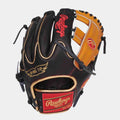 Rear view of Rawlings Heart of The Hide "Gold Glove Club" Baseball Glove.