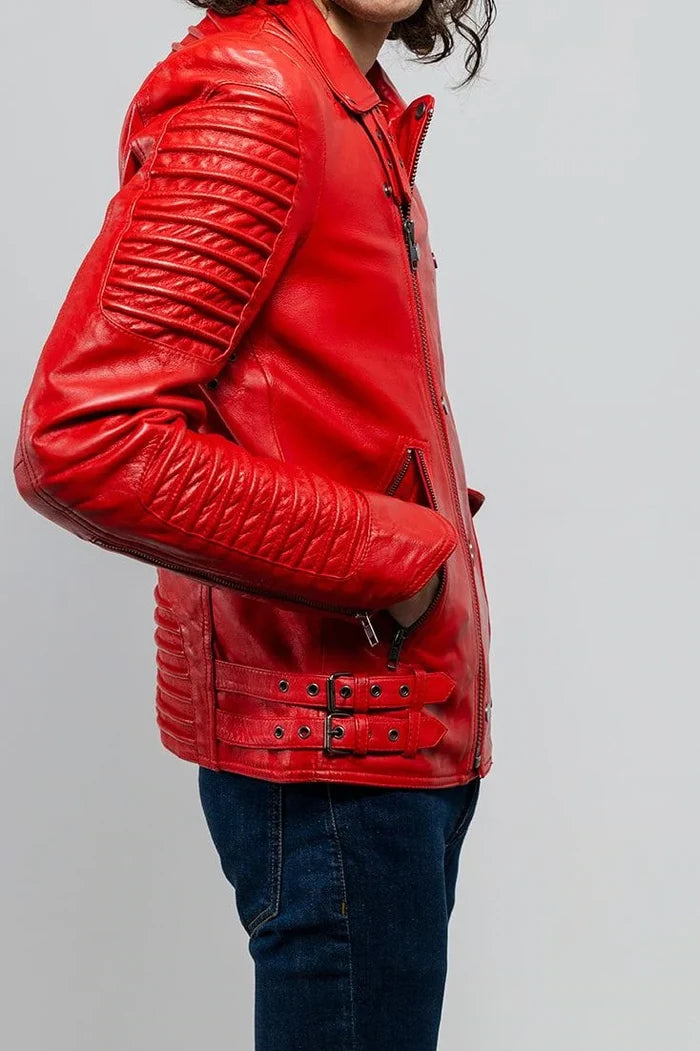 model showing side of jacket