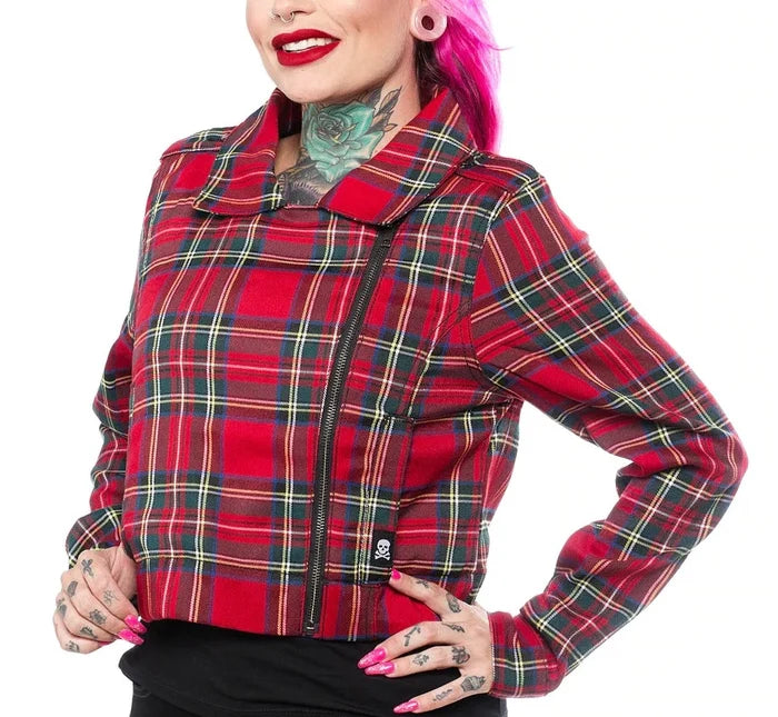 model showing front of jacket