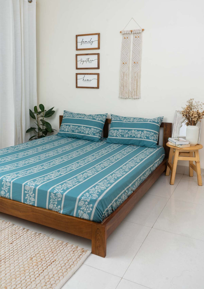 Regal Affair Fitted sheet - Turquoise