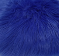 Royal Blue Luxury Shag Faux Fur Fabric  - Howl Fabrics [new]